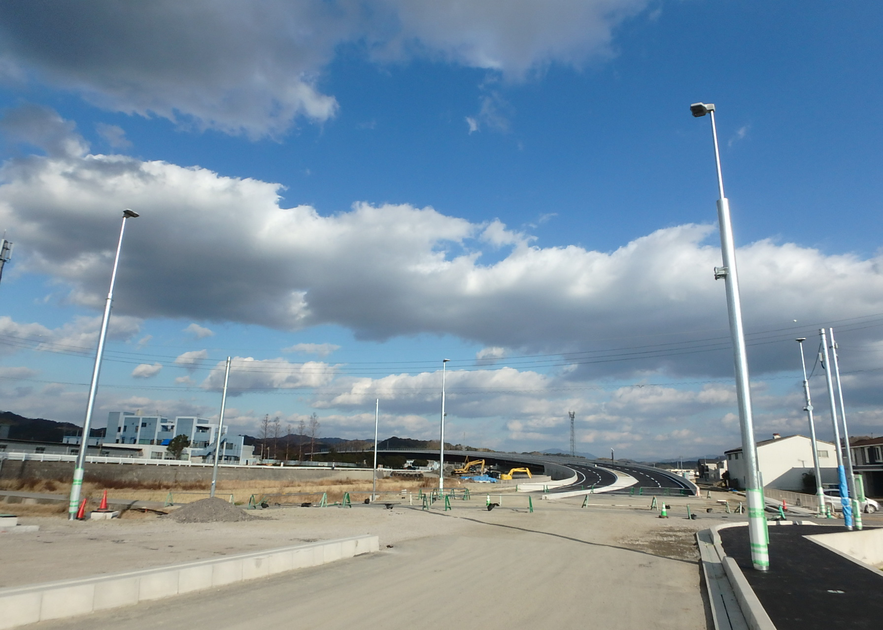 市駅小倉線道路 照明工事